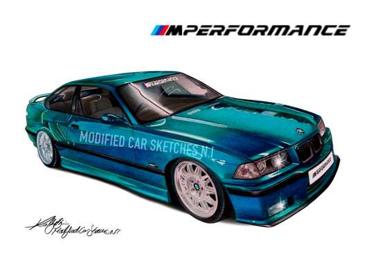 BMW E36 (aquamarine)