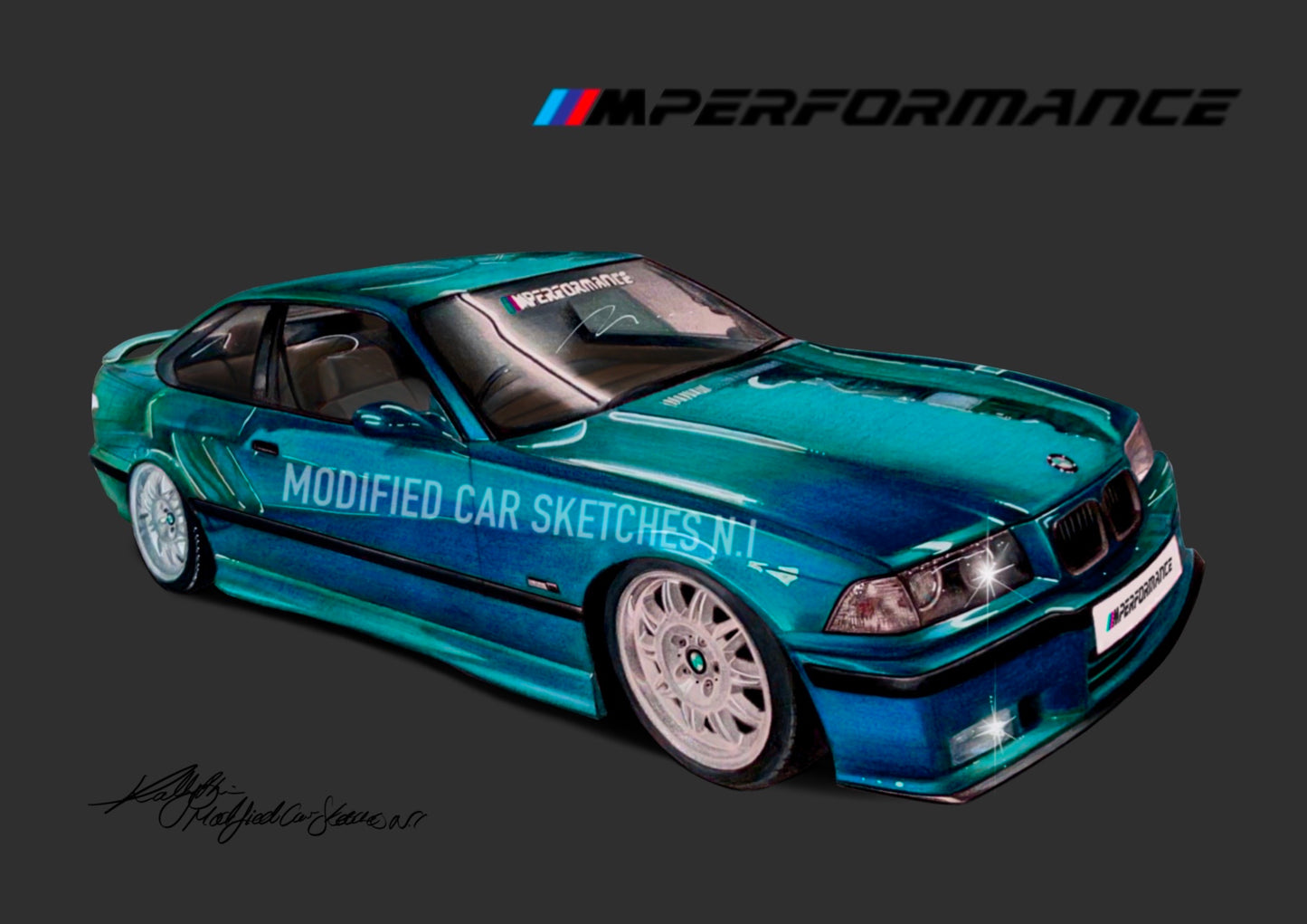 BMW E36 (aquamarine)