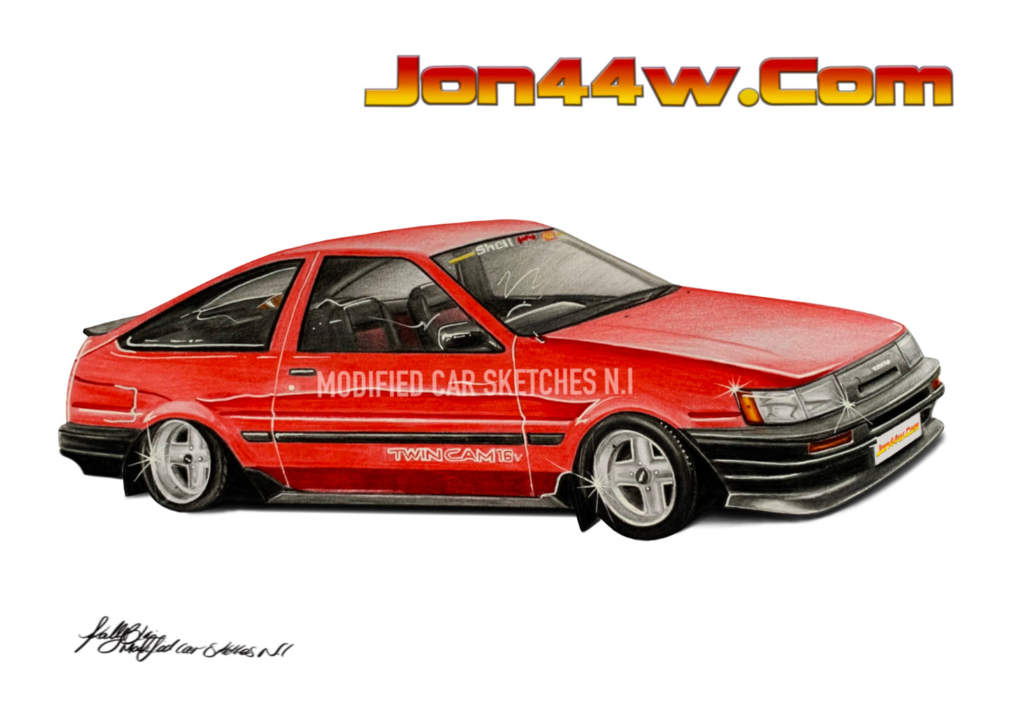 AE86 Twincam Print