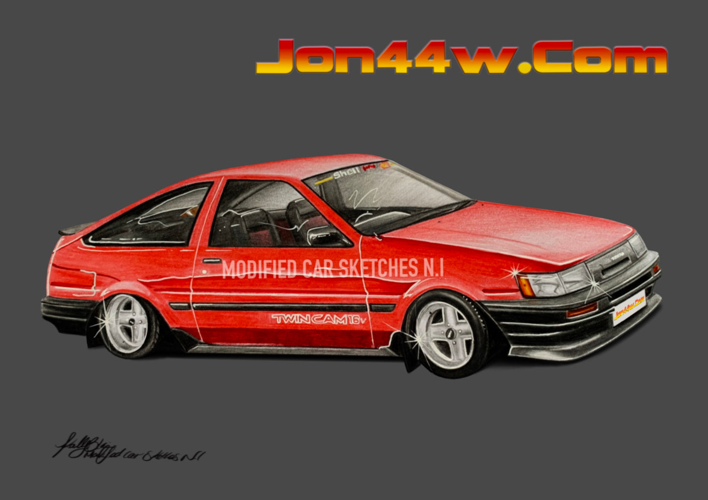 AE86 Twincam Print