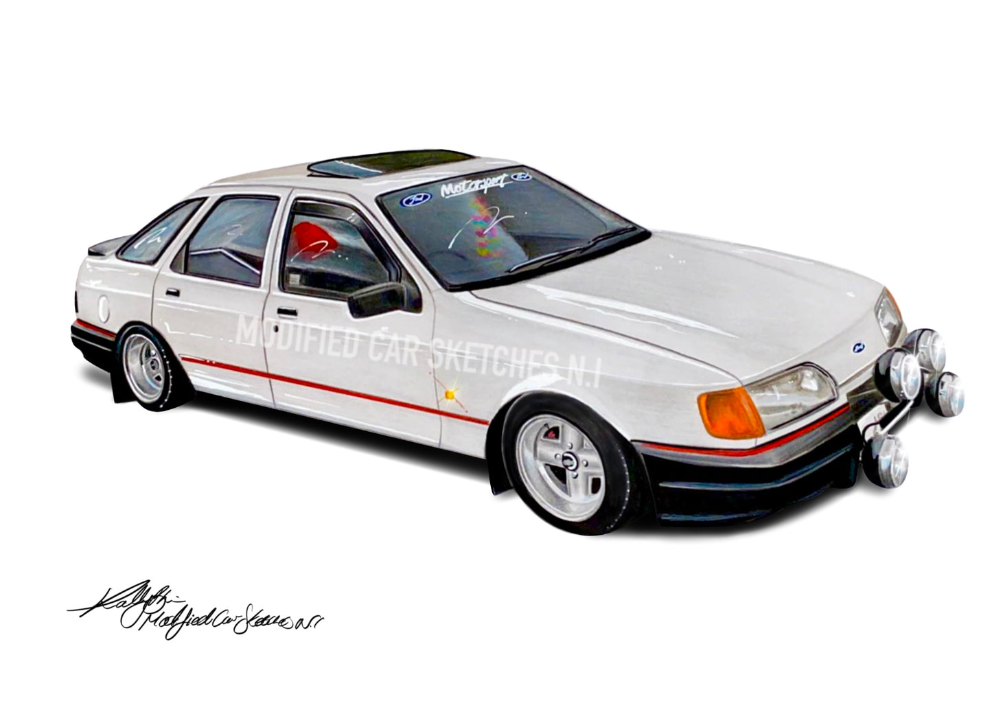 Ford Sierra Print