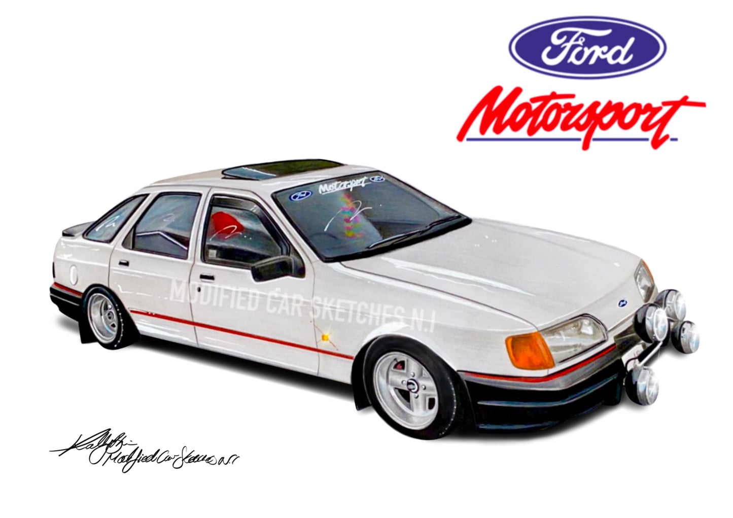 Ford Sierra Print