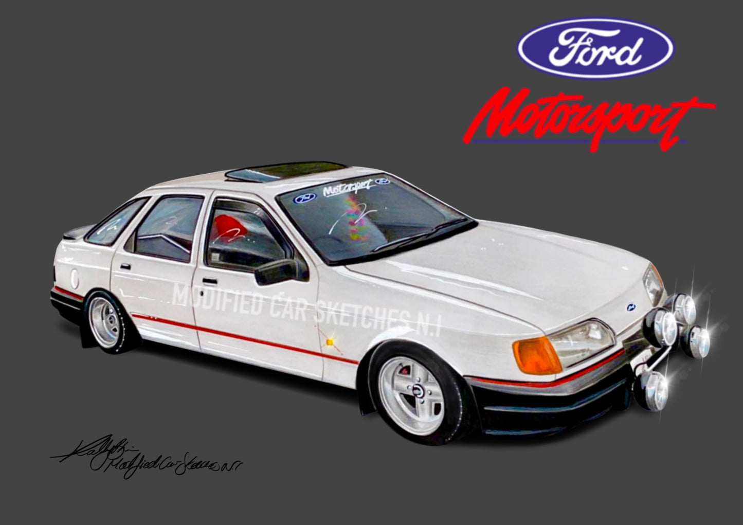 Ford Sierra Print