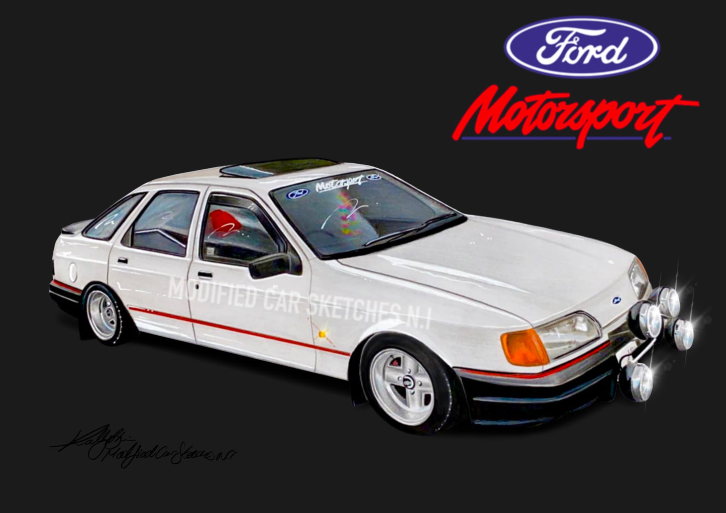 Ford Sierra Print