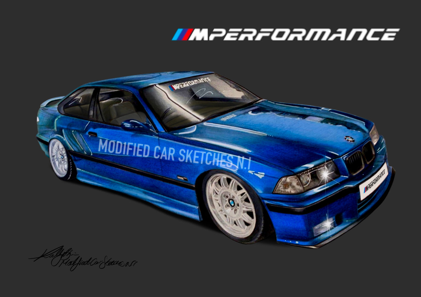 BMW E36 Print