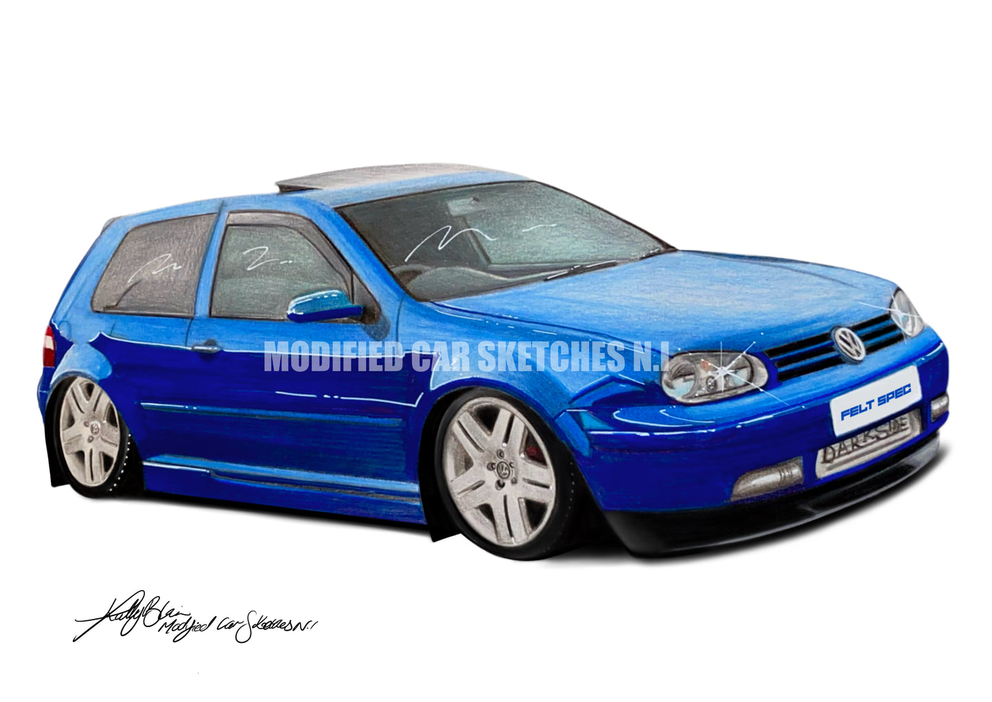 Volkswagen Golf Print