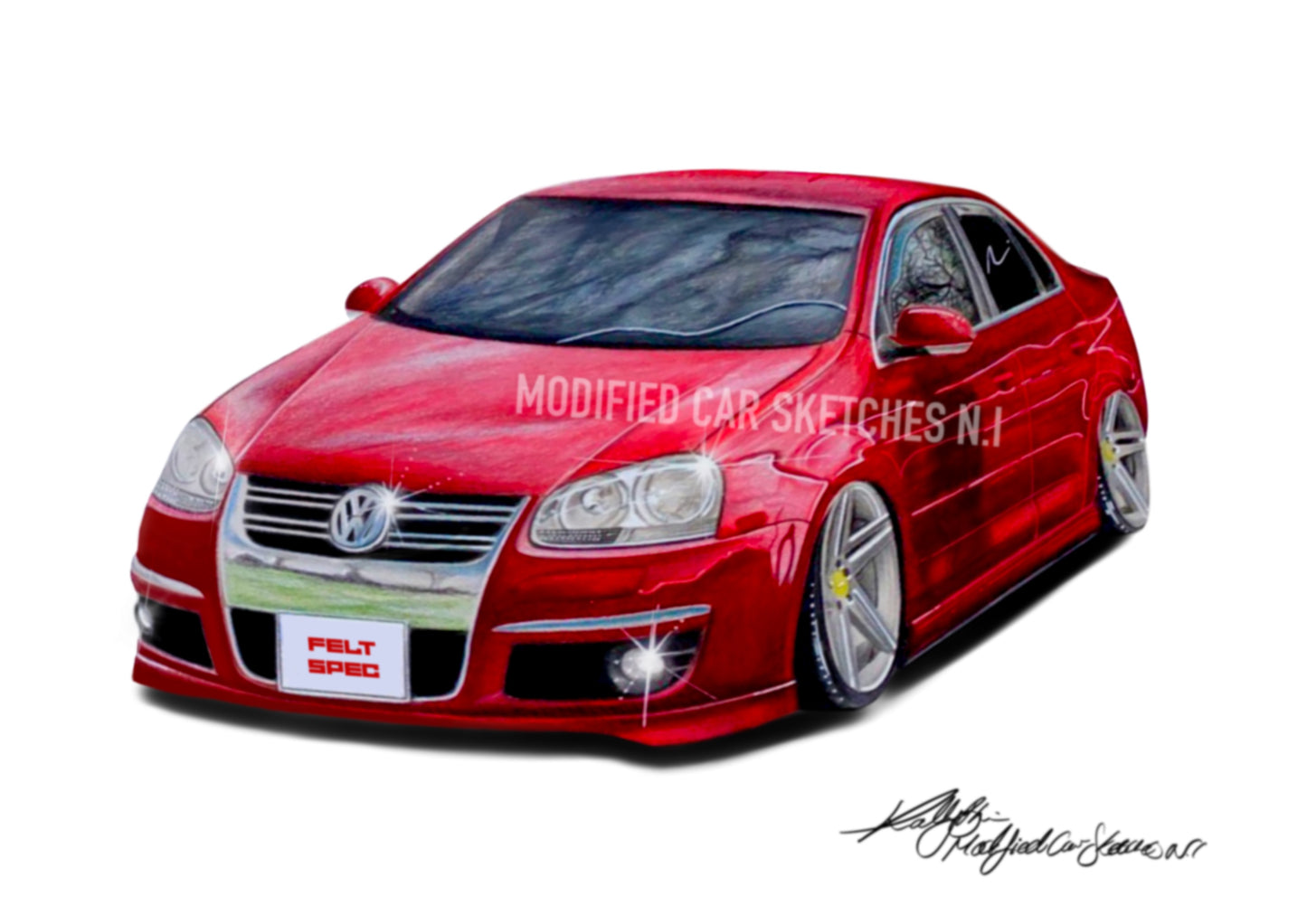 Mk5 Jetta Print