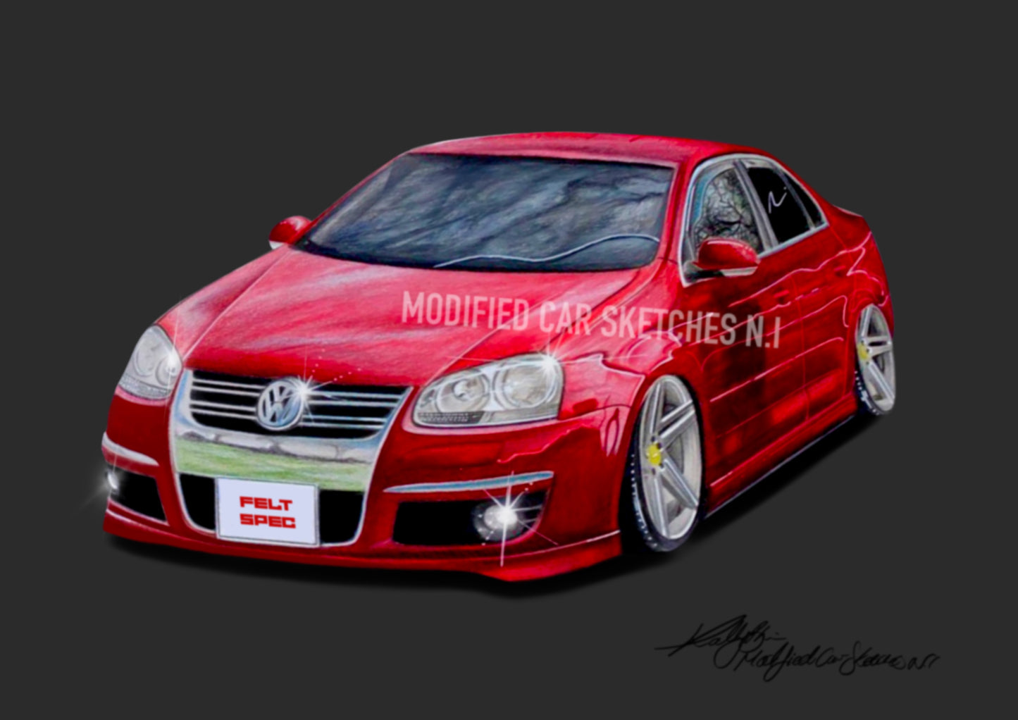 Mk5 Jetta Print