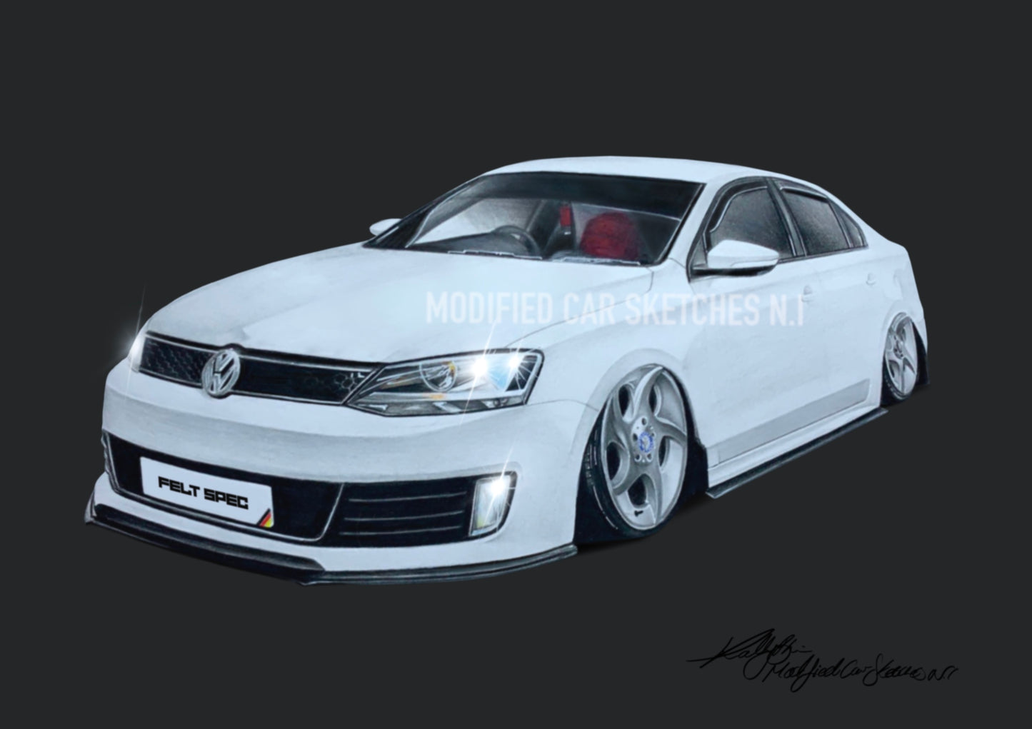 Mk6 Jetta Print