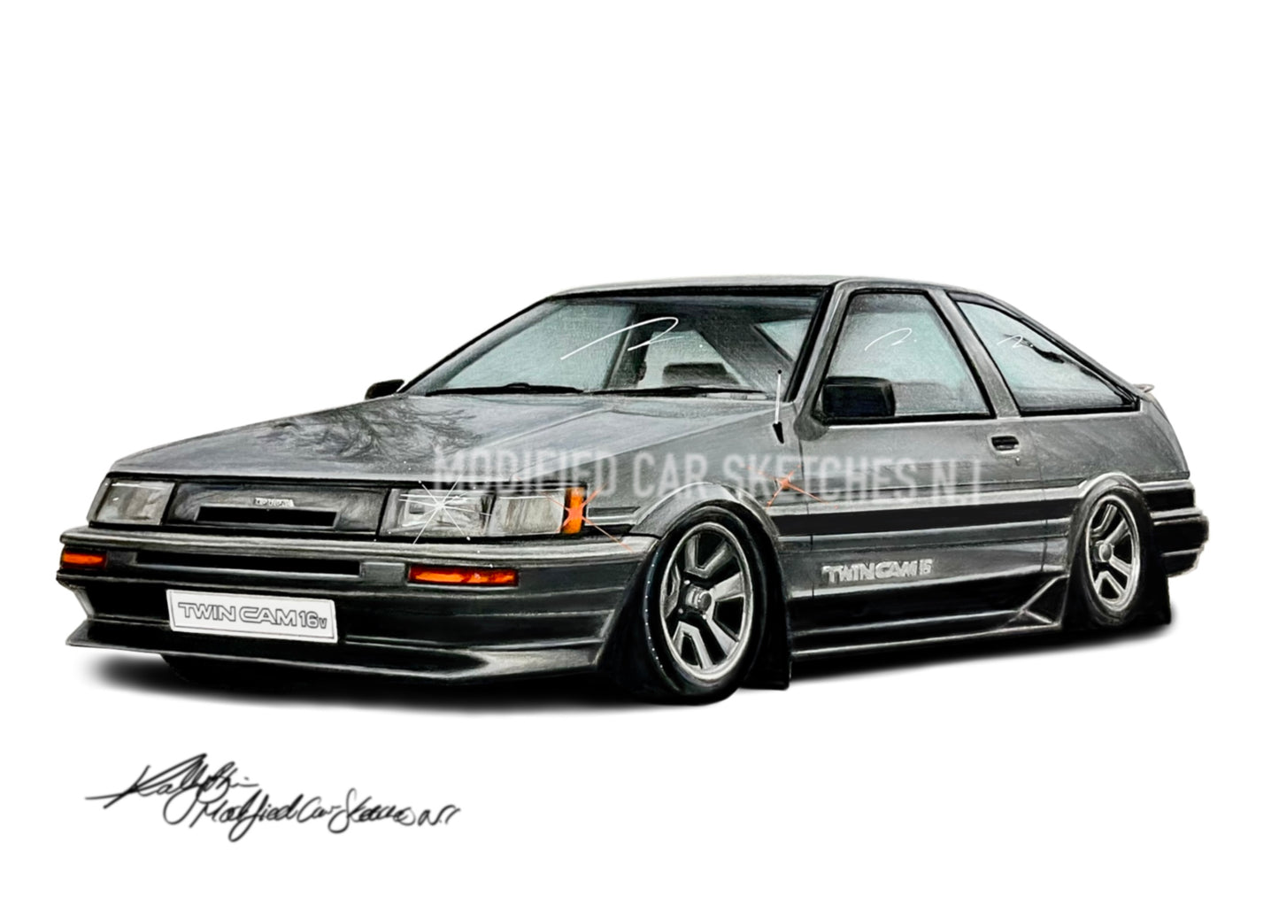 AE86 Twincam Print