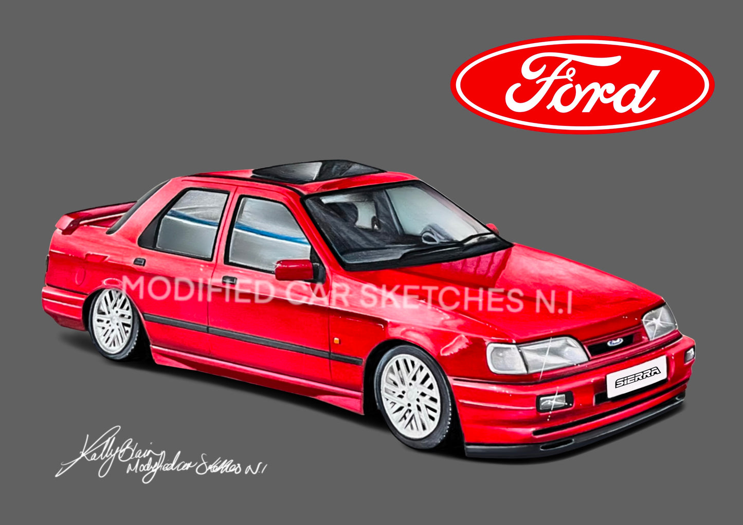 Ford Sierra Print