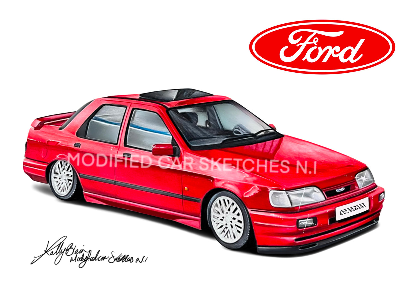 Ford Sierra Print