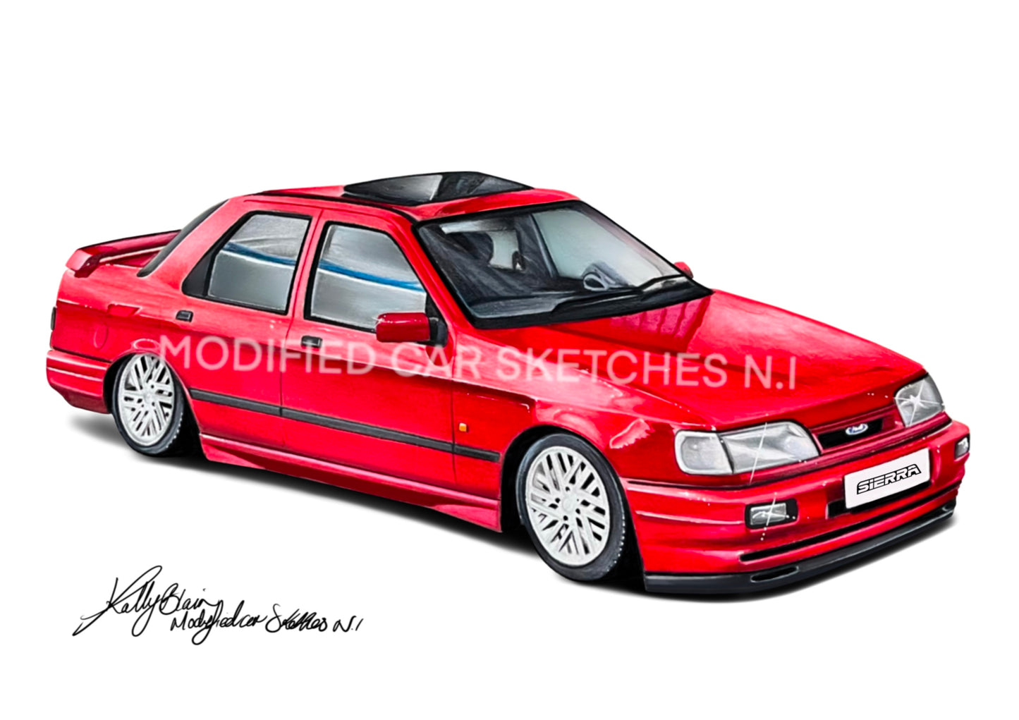 Ford Sierra Print