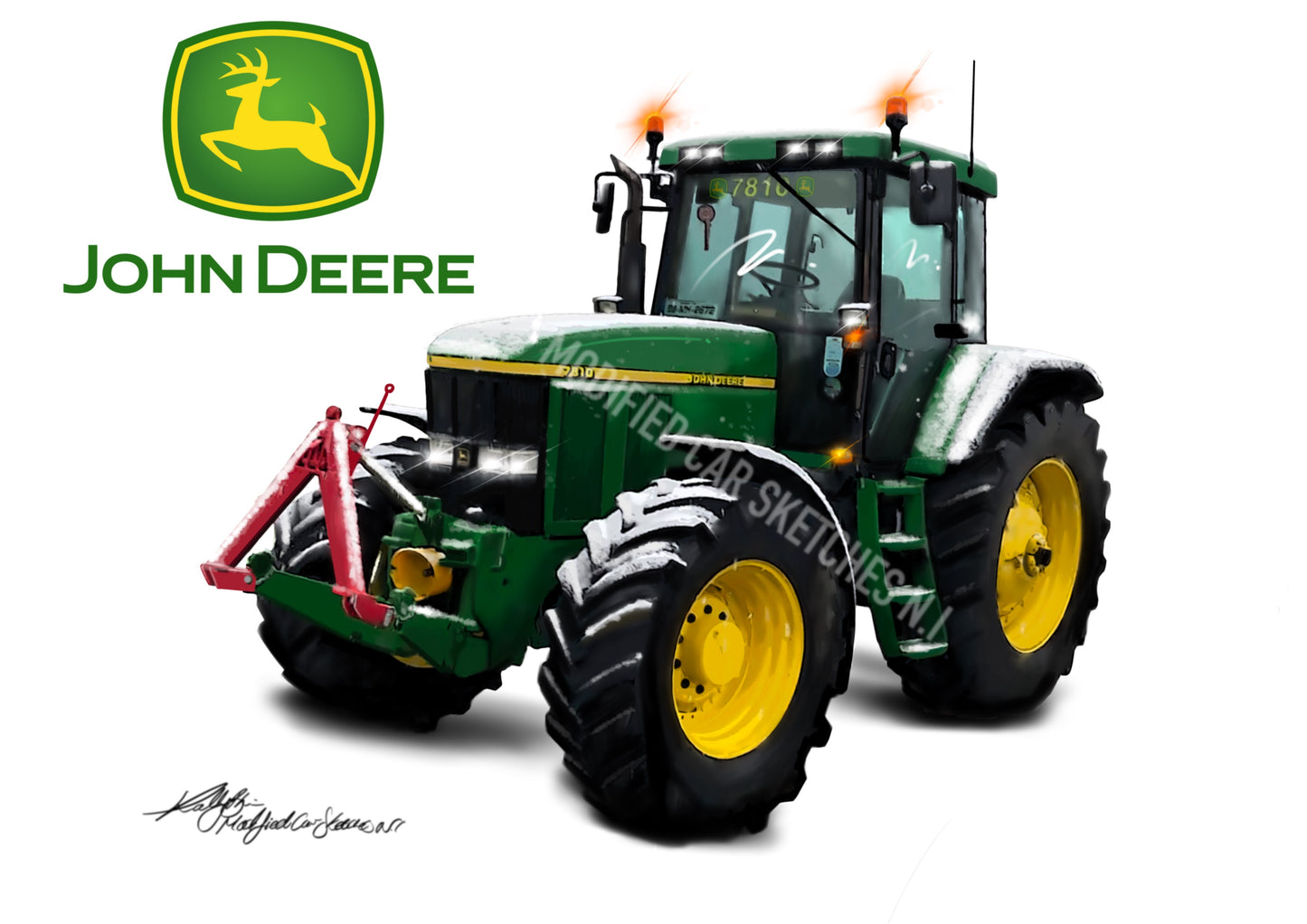 John Deere 7810 Print