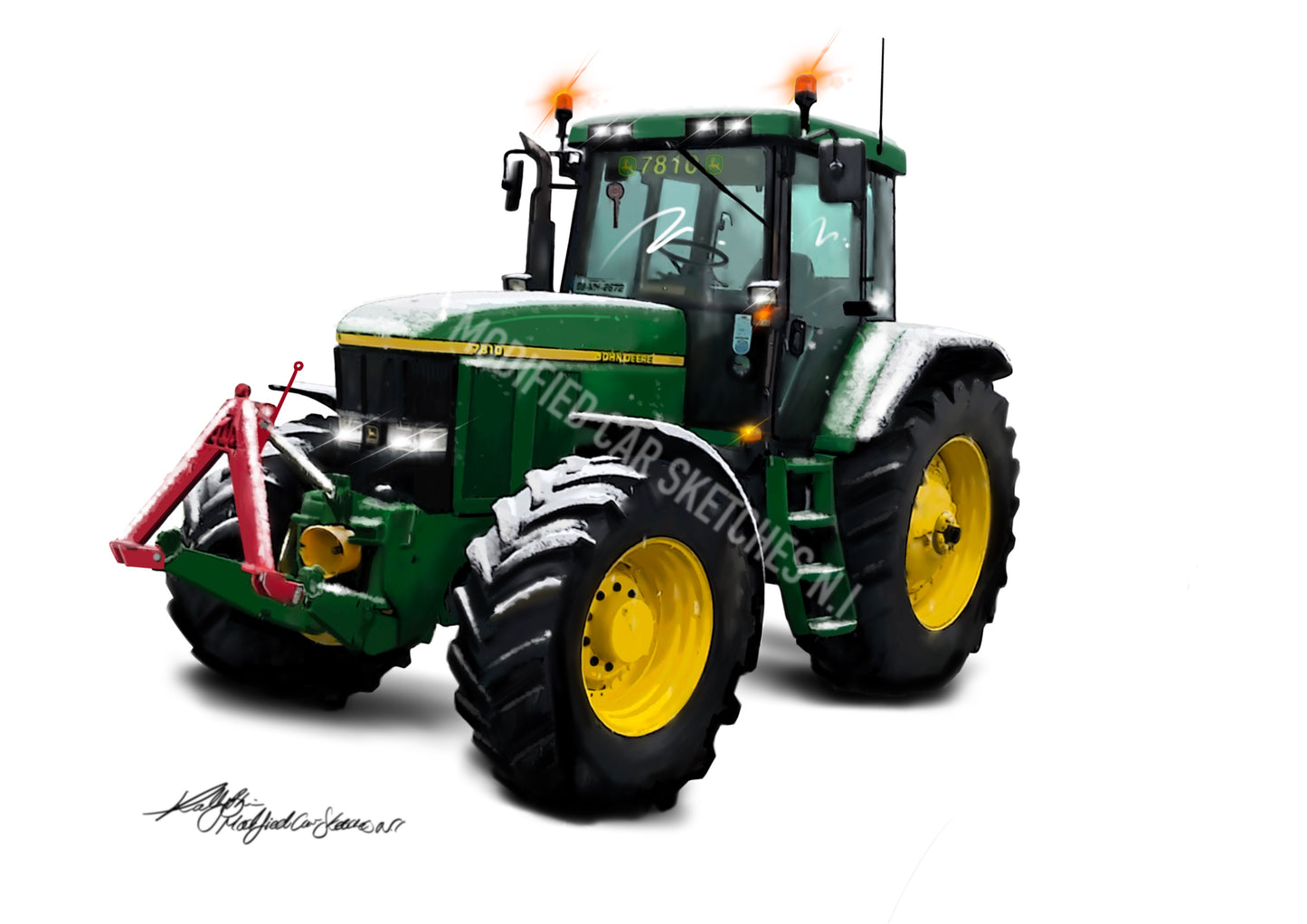 John Deere 7810 Print