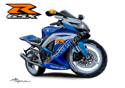 Suzuki GSX-R600 Print