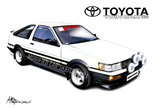 AE86 Twincam Print