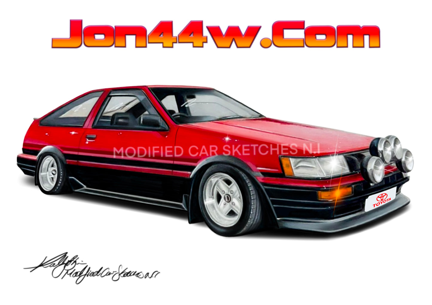 AE86 Twincam Print