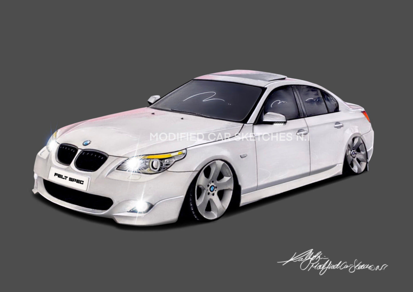 E60 BMW Print