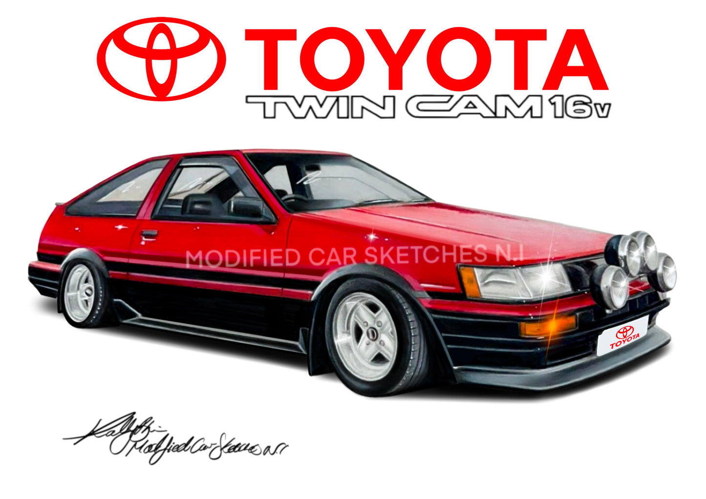 AE86 Twincam Print