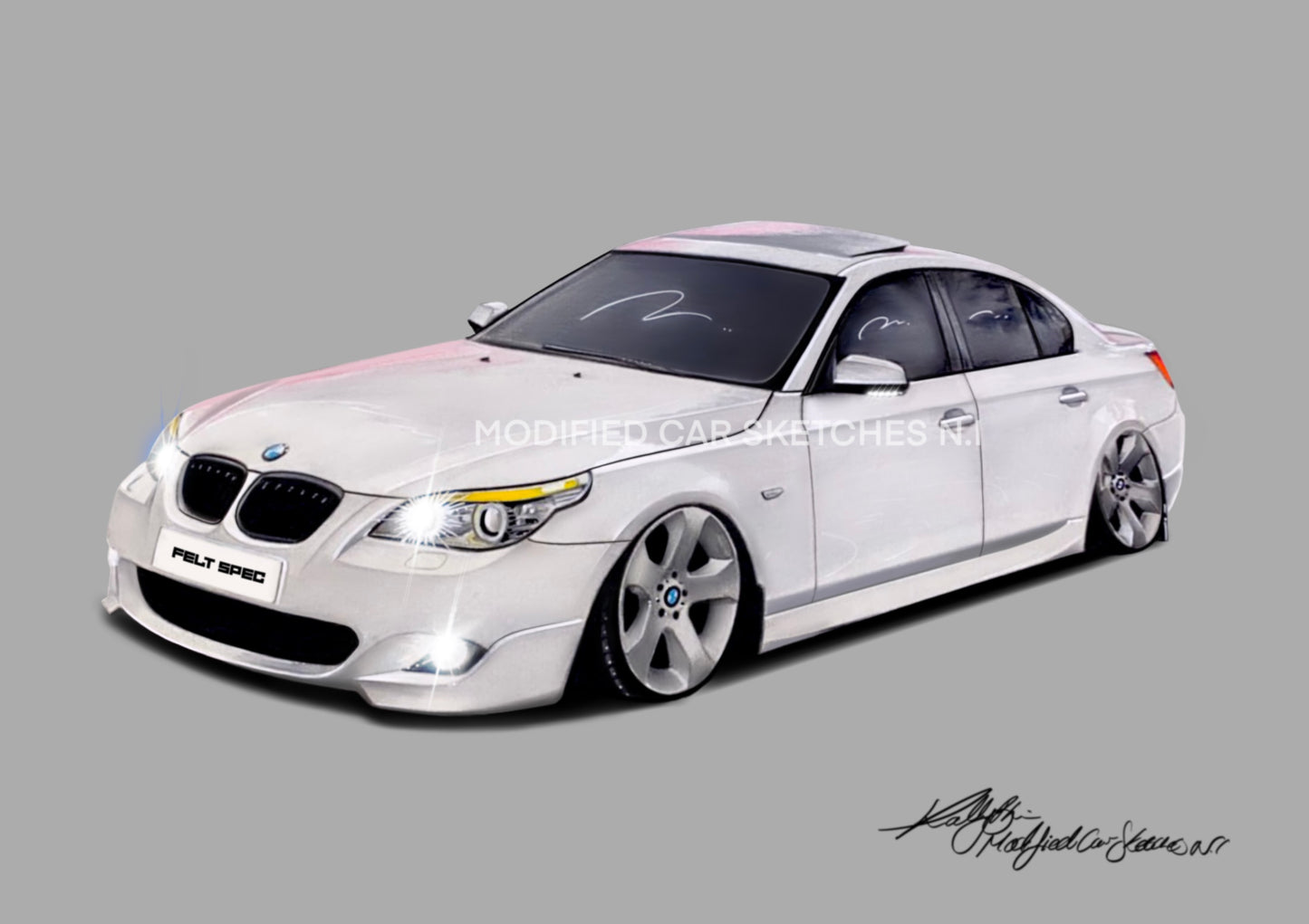 E60 BMW Print