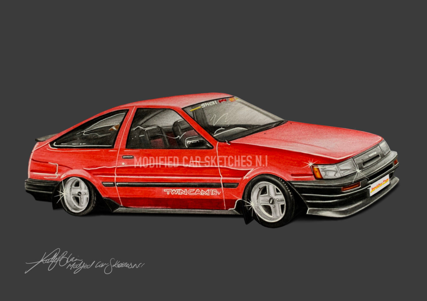 AE86 Twincam Print