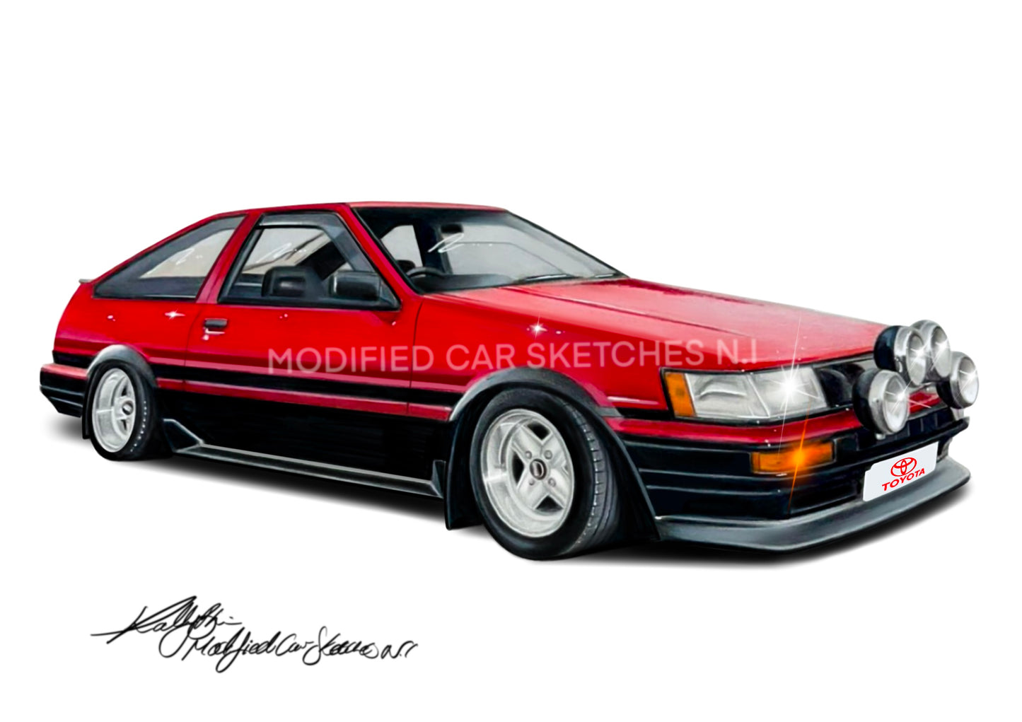 AE86 Twincam Print