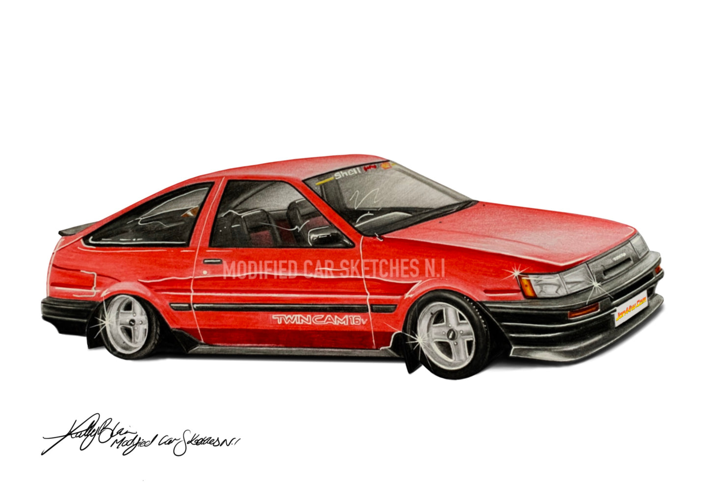 AE86 Twincam Print