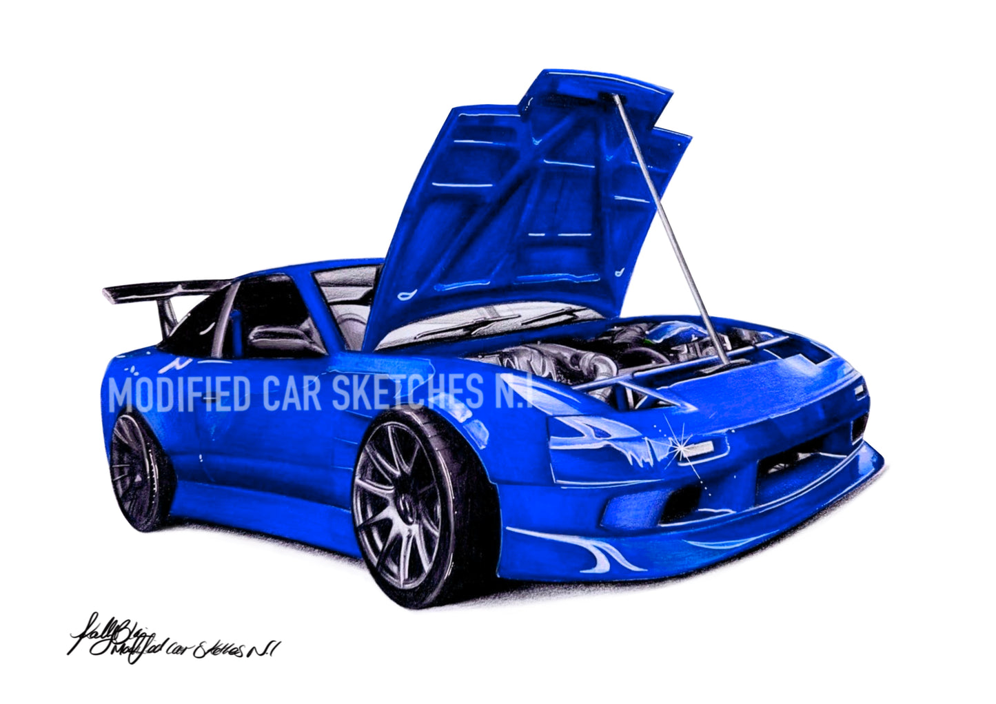 Nissan Silvia s13 Print