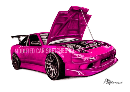 Nissan Silvia s13 Print