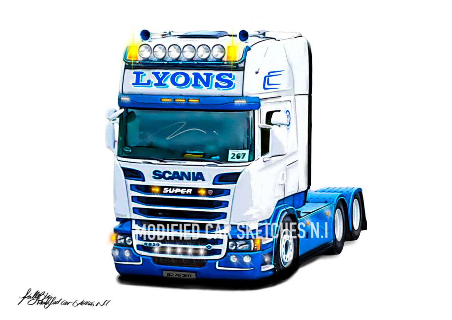 Scania R620 Print