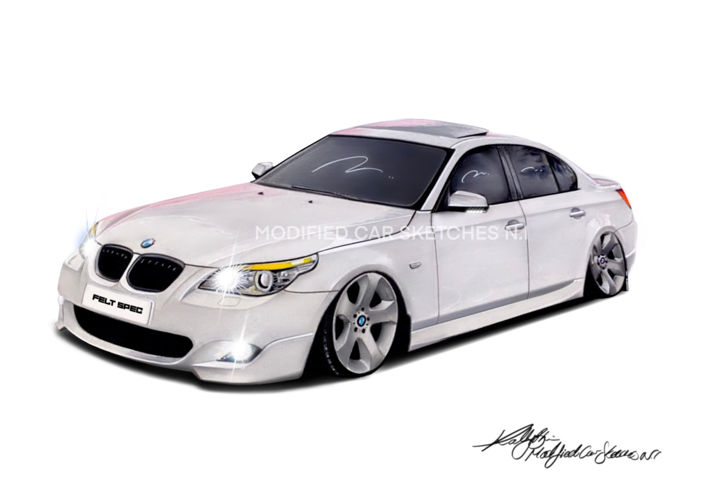 E60 BMW Print