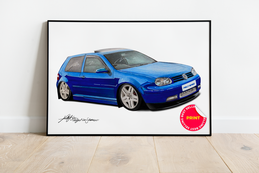 Volkswagen Golf Print