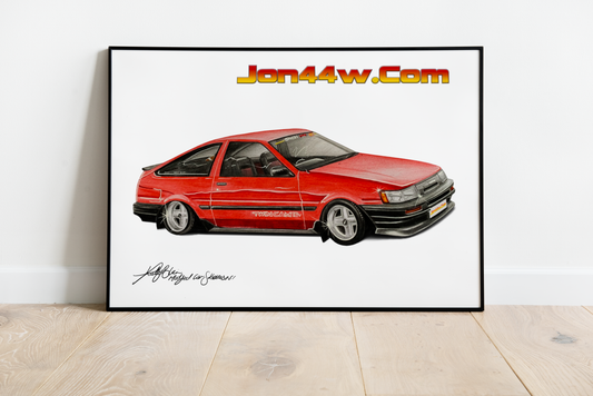 AE86 Twincam Print